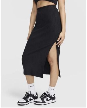 Nike Sportswear Chill Rib Skirt - Black