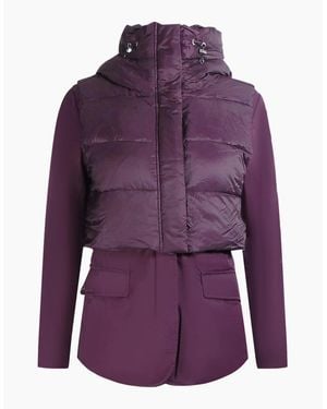 Parajumpers Layla Fig Hooded Down Jacket - Purple