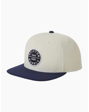Brixton Oath Iii Snapback Baseball Cap - Blue
