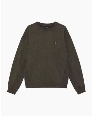 Lyle & Scott Lyle & Scott Heavy Laundered Crew Sweat - Green