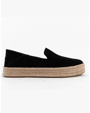 TOMS Carolina Espadrille - Black