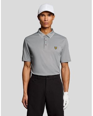 Lyle & Scott Contrast Collar Polo Shirt - Grey