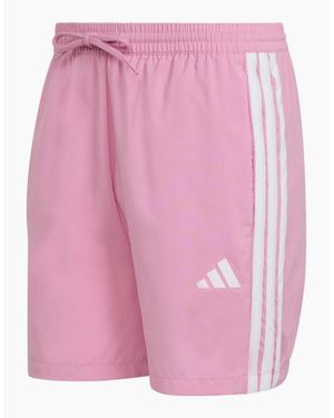 adidas Essentials 3 Stripes Shorts - Pink
