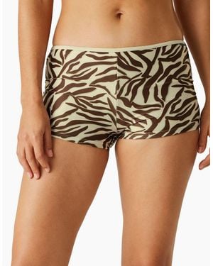 Regatta Ladies Aceana Zebra Print Bikini Shorts - Multicolour