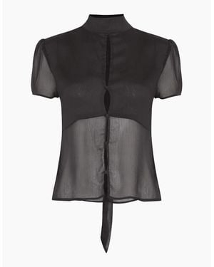no emotions The Mia Top - Black
