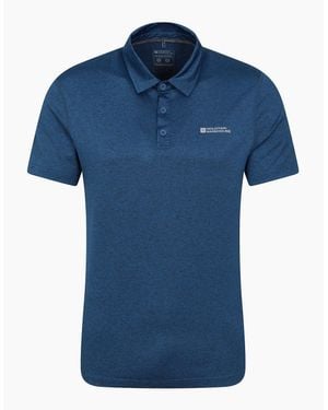 Mountain Warehouse Deuce Isocool Polo Shirt - Blue