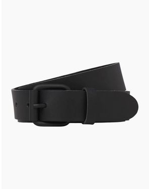 Jack & Jones Pin Buckle Leather Belt - Black