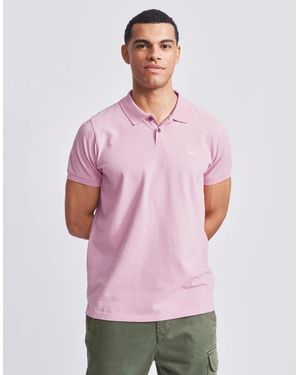 aubi Marcel Pique Polo - Pink