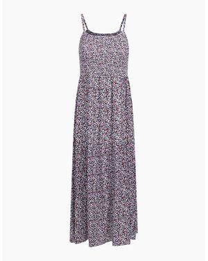 Trespass Ladies Selena Ditsy Floral Maxi Dress - Purple