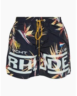 Rhude Hawaiian Club Shorts - Blue