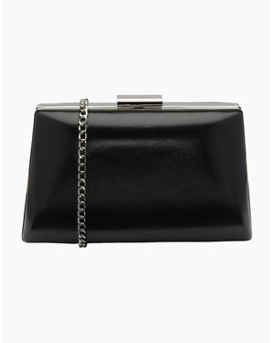 Lotus Bliss Clutch Bag - Black