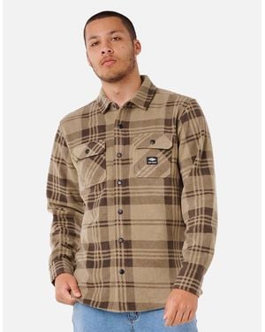 Rip Curl Rip Curl Fun Times Polar Fleece Long Sleeve Shirt - Brown