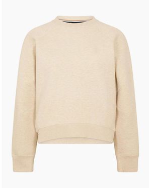 BOSS Crew Neck Raglan Sleeve Sweatshirt - Natural