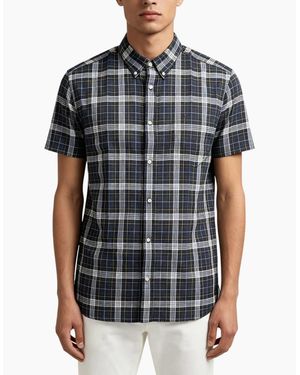 Tommy Hilfiger Shirt Checked Top - Black