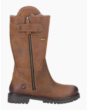Cotswold Bushcombe Waterproof Mid Boots Tan - Brown