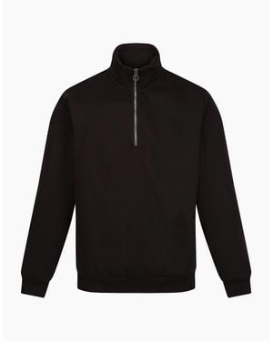 Regatta Professional Quarter Zip Sweatshirt - Black