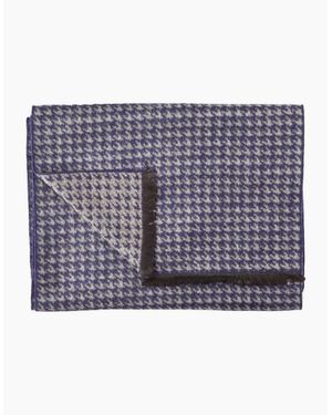 Swole Panda Houndstooth Scarf - Blue