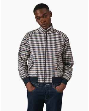Aquascutum Active Stretch Club Check Jacket - Grey