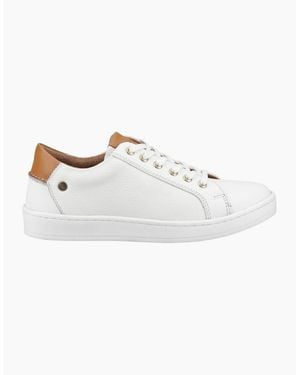 Cotswold Radcot Leather Trainers - White