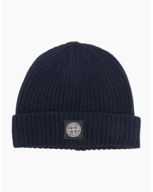Stone Island Beanie - Blue