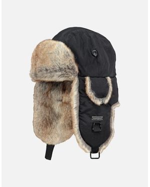 Barts Kamikaze Faux Fur Lined Strap Hat - Black