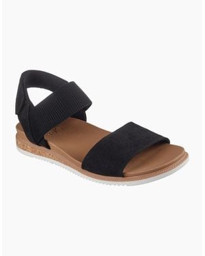 Skechers Desert Kiss Low Top Look Sandals - Black
