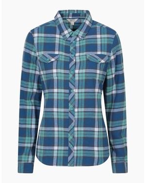 Mountain Warehouse Ladies Willow Flannel Shirt - Blue