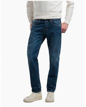 Replay Grover Dark Wash Straight Fit Jean 007 - Blue