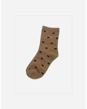 Nooki Design Love Leo Sock Set-Camel Mix - Natural
