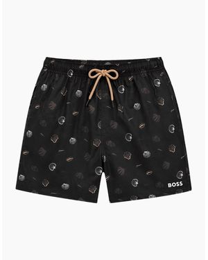 BOSS Boss Sunfish Swim Shorts - Black