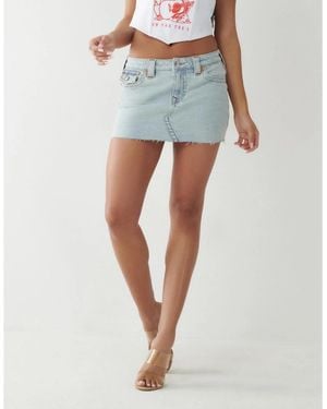 TRUE RELIGION Sadie Skirt - Blue
