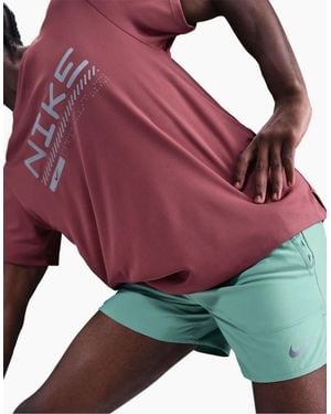 Nike Stride 5In Performance Shorts - Red