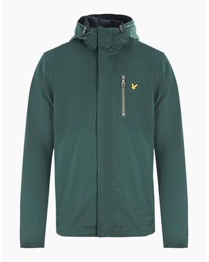 Lyle & Scott Lyle & Scott Hooded Curved Hem Jacket - Green