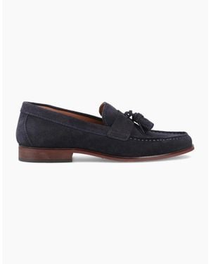 Base London Flint Tassle Loafers - Blue