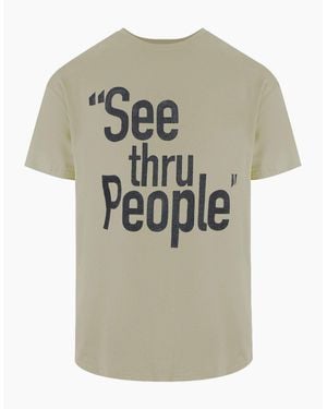 GALLERY DEPT. See Thru People Antique T-Shirt - Grey
