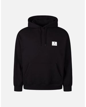 Snow Peak Snow Peak New Standard Square Logo Hoodie - Black