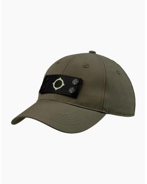 Ma Strum Badge Bronze Baseball Cap - Green