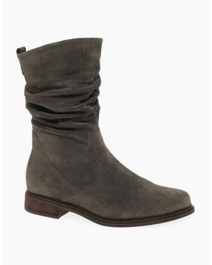 Gabor Hodie Calf Length Boots - Brown