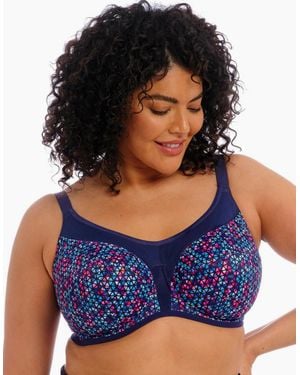 Elomi 8042 Energise Underwired Sports Bra - Blue