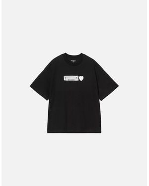 Carhartt S/S Deconstructed Label T-Shirt - Black