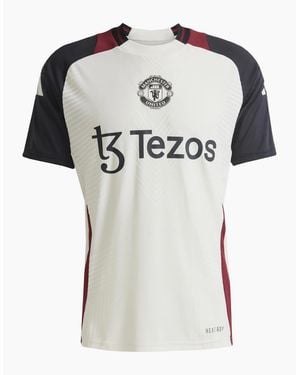 adidas Mufc Pro Crew Neck Raglan Sleeve Jersey - Multicolour