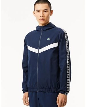 Lacoste Tennis Monogram Track Jacket - Blue