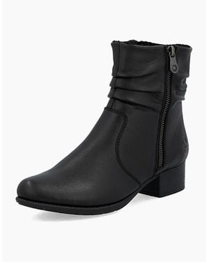 Rieker Ladies Boots 78656-00 - Black