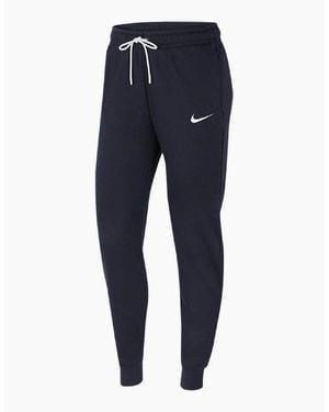 Nike Solid Slim Tapered Athletic Trousers - Blue