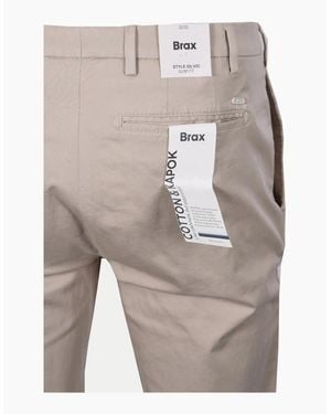 Brax Silvio Cotton Chino Stone - Grey