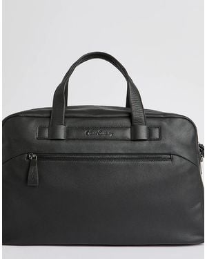 Oliver Sweeney Milled Leather Holdall - Black