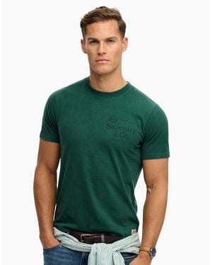 Superdry 1954 Company Relaxed Short Sleeve T-Shirt - Green