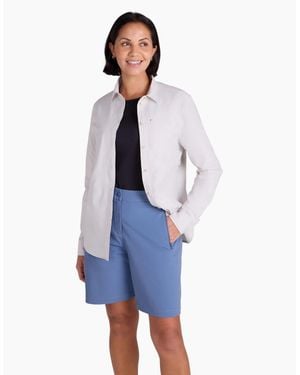Mountain Warehouse Ladies Tahiti Quick Dry Shirt - Blue
