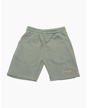 Hype Oversized Sweat Shorts - Green