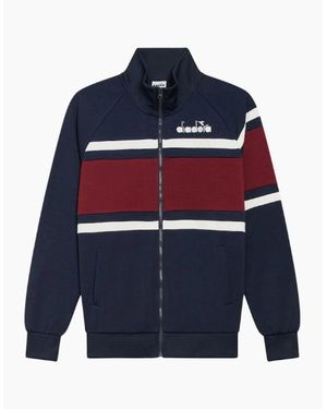 Diadora 80S Denim/Optical Track Jacket - Blue